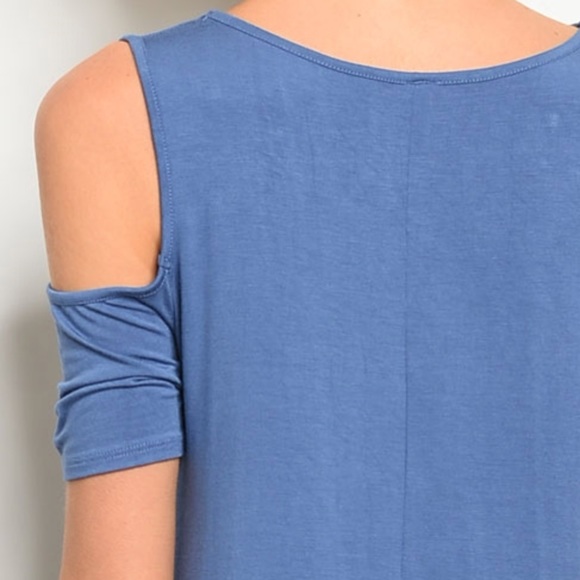 💕 Cold Shoulder Dress with Pockets - Picture 6 of 6